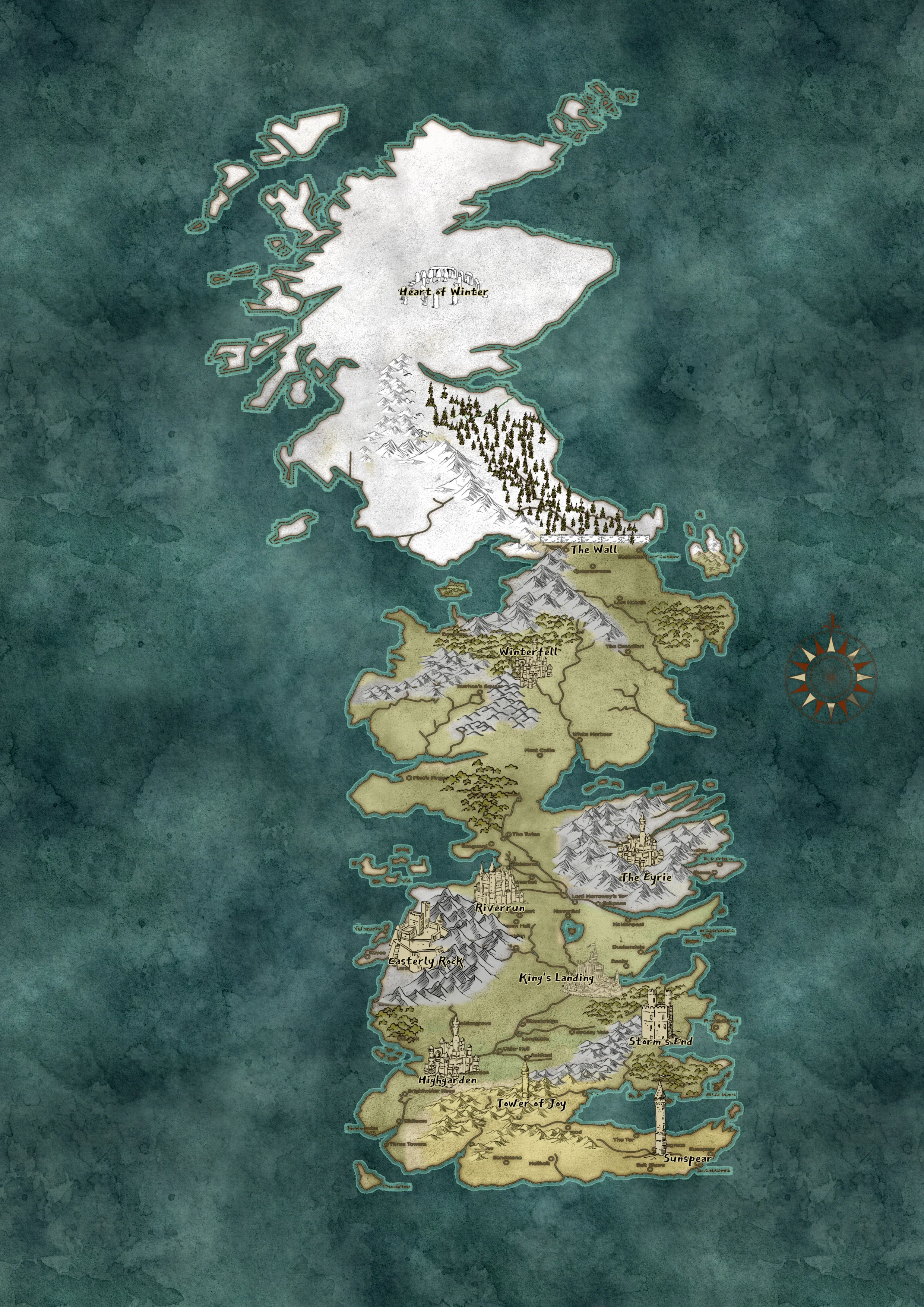Mapa de Poniente